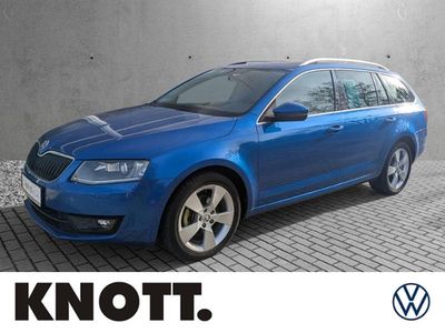 Gebraucht Skoda Octavia Elegance 140 PS (102 kW) 2014 Blau Kombi