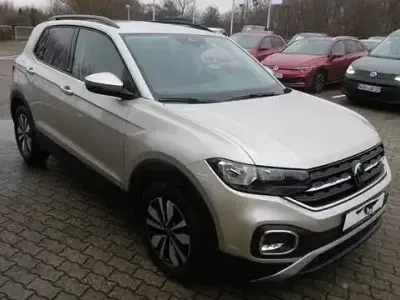 Gebraucht VW T-Cross Move 95 PS (69 kW) 2023 Ivory silver metallic (metallic) SUV