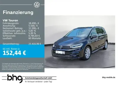 Gebraucht VW Touran Highline 180 PS (132 kW) 2017 Schwarz Van / Kleinbus