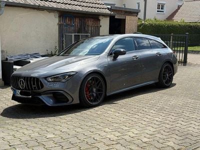 Gebraucht Mercedes CLA45 AMG Shooting Brake AMG 421 PS (309 kW) 2021 Grau Kombi