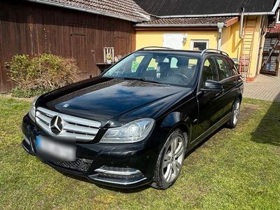 Usata Mercedes C200 Avantgarde 136 CV (100 kW) 2012 Nero Station wagon