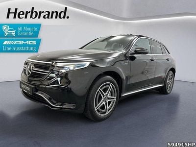Gebraucht Mercedes EQC400 AMG 300 kW (408 PS) 2022 Metalliclack obsidianschwarz SUV