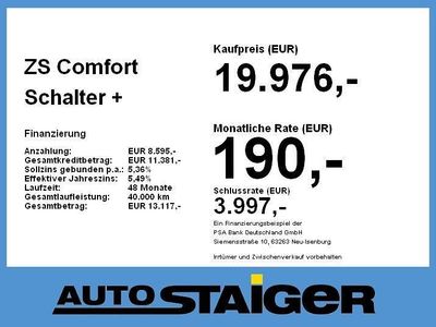Neu MG ZS Comfort 116 PS (85 kW) 2025 Blau SUV