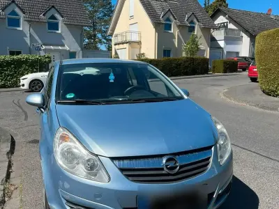 Brugt Opel Corsa 80 HK (58 kW) 2009 Blå Hatchback
