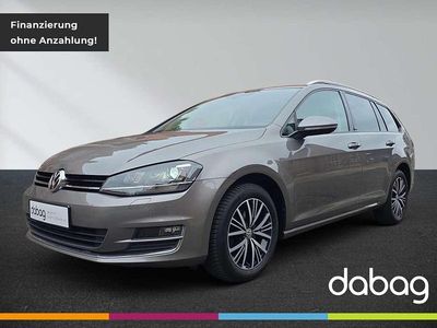 Limestone gray metallic Gebraucht 2017 VW Golf VII Allstar Kombi | 13.950 € (Fairer Preis)