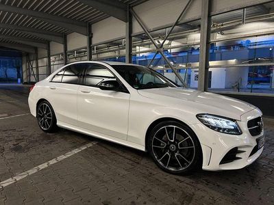 Usata Mercedes C220 AMG 194 CV (142 kW) 2020 Bianco Berlina