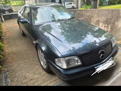 Gebraucht Mercedes SL320 224 PS (164 kW) 2001 Schwarz Cabrio
