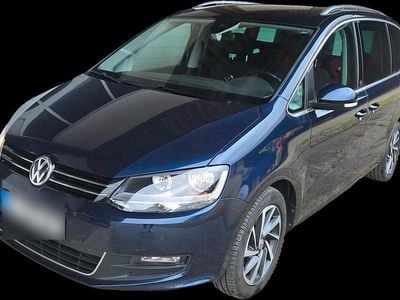 Gebraucht VW Sharan 150 PS (110 kW) 2017 Blau Van / Kleinbus