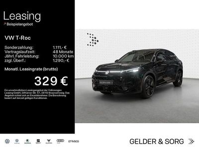 Neu VW T-Roc R-line 150 PS (110 kW) 2025 Grenadillschwarz metallic SUV