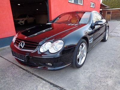 Usata Mercedes SL55 AMG Exclusive 500 CV (367 kW) 2002 Nero Cabrio