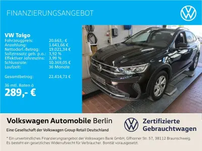 Gebraucht VW Taigo Life 110 PS (80 kW) 2022 Schwarz SUV