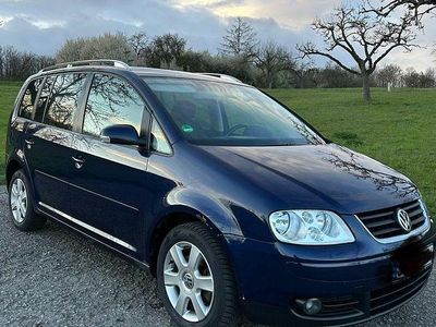 Gebraucht VW Touran Highline 105 PS (77 kW) 2004 Blau Van / Kleinbus