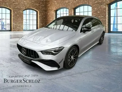 Gebraucht Mercedes CLA35 AMG Shooting Brake AMG 306 PS (225 kW) 2024 Metalliclack hightechsilber Kombi