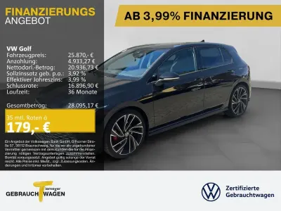 Gebraucht VW Golf VIII GTD 200 PS (147 kW) 2022 Schwarz Limousine