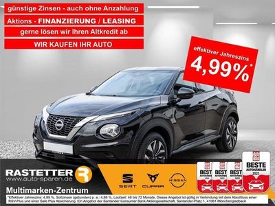 gebraucht Nissan Juke DIG-T DCT acenta Navi+Komfort+Kamera+LED+SHZ+Klimaaut+Temp+DAB+Bluet