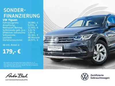 Gebraucht VW Tiguan Elegance 150 PS (110 kW) 2023 Grau (delfingrau metallic) SUV