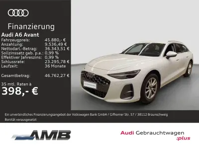 Gebraucht Audi A6 Sport 204 PS (150 kW) 2026 Gletscherweiß metallic Kombi