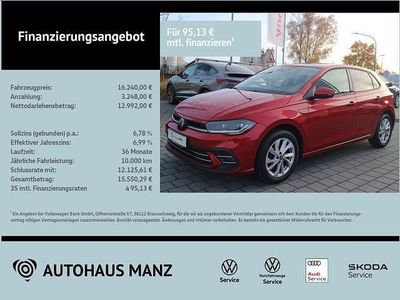 Gebraucht VW Polo Style 95 PS (69 kW) 2022 Limousine