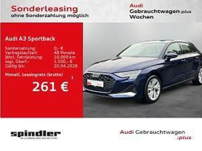 Usata Audi A3 Advanced Plus 150 CV (110 kW) 2024 Blu Berlina