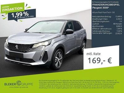 Second-hand Peugeot 3008 Allure 131 CP (96 kW) 2023 Gri SUV