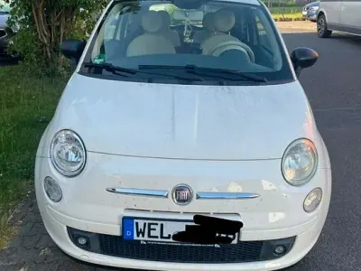 Gebraucht Fiat 500 Pop 69 PS (50 kW) 2008 Weiß Kleinwagen