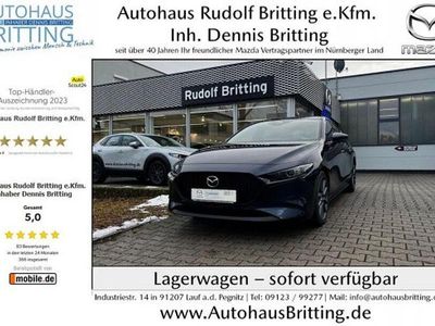 Gebraucht Mazda 3 Center-Line 140 PS (102 kW) 2025 Deep crystal blue (metallic) Limousine