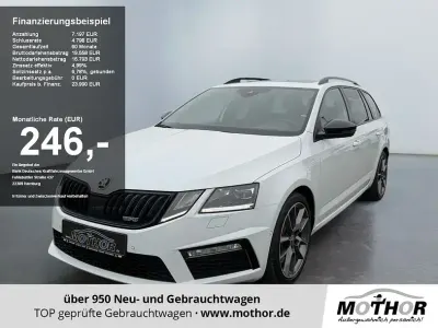 Gebraucht Skoda Octavia RS 245 PS (180 kW) 2020 Moonweiss Kombi