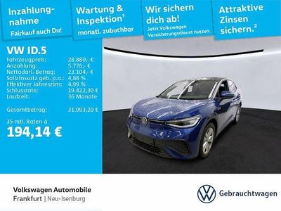 Usata VW ID.5 Pro Performance 150 kW (204 CV) 2022 Blu SUV