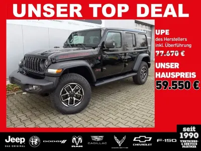 Gebraucht Jeep Wrangler Rubicon 272 PS (200 kW) 2024 Schwarz SUV