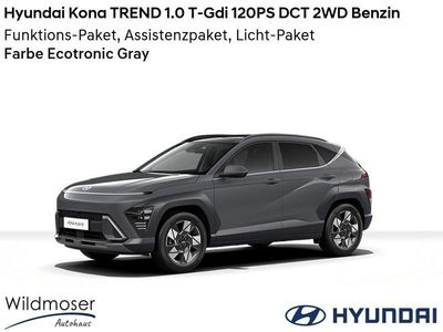 gebraucht Hyundai Kona ❤️ TREND 1.0 T-Gdi 120PS DCT 2WD Benzin ⌛ 5 Monate Lieferzeit ✔️ mit 3 Zusatz-Paketen