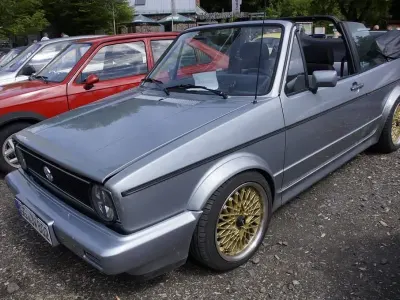 Gebraucht VW Golf Cabriolet 95 PS (69 kW) 1989 Silber Cabrio