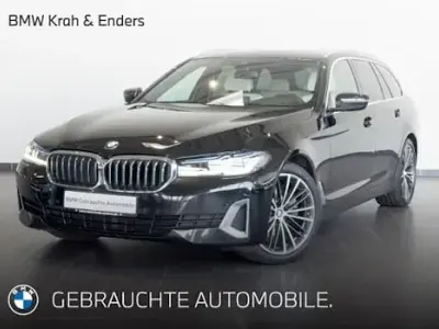 Brugt BMW 520 Luxury Line 197 HK (144 kW) 2021 Sort Stationcar