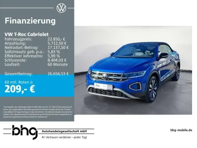 Gebraucht VW T-Roc Goal 116 PS (85 kW) 2025 Blau SUV