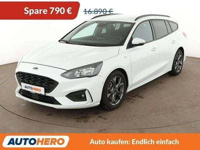 Brugt Ford Focus ST-Line 125 HK (91 kW) 2019 Hvid Stationcar