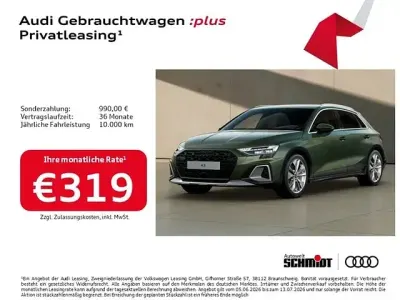 Gebraucht Audi A3 e-tron Ambiente 204 PS (150 kW) 2025 Distriktgrün metallic Kleinwagen