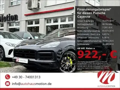 Gebraucht Porsche Cayenne E-Hybrid Coupe 462 PS (339 kW) 2022 Schwarz SUV