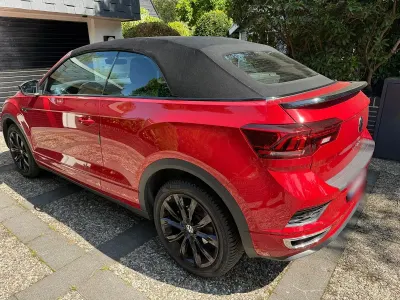 Gebraucht VW T-Roc Cabriolet R-line 150 PS (110 kW) 2022 Rot Cabrio