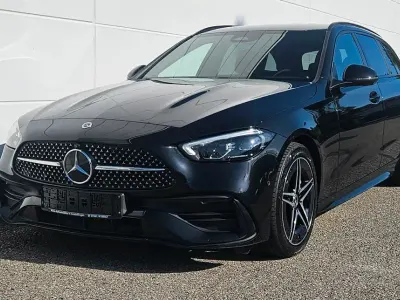 Gebraucht Mercedes C220 AMG line 200 PS (147 kW) 2023 Schwarz Limousine