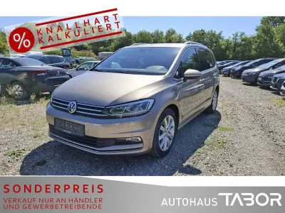 Gebraucht VW Touran Highline 150 PS (110 kW) 2018 Titanium beige Van / Kleinbus