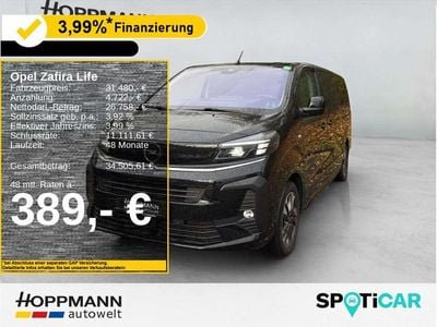Gebraucht Opel Zafira Life Edition 177 PS (130 kW) 2024 Schwarz Van / Kleinbus