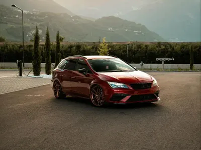 Gebraucht Seat Leon ST 4Drive 400 PS (294 kW) 2017 Rot Kombi