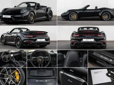 Usata Porsche 991 581 CV (427 kW) 2018 Nero Cabrio