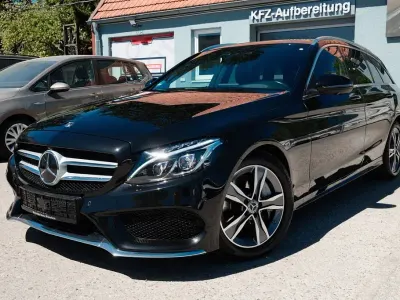 Brugt Mercedes C250 AMG 211 HK (155 kW) 2017 Sort Sedan