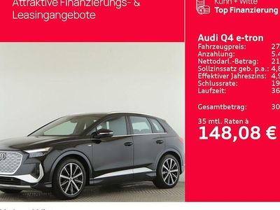Mythosschwarz metallic Gebraucht 2022 Audi Q4 e-tron Ambiente SUV | 27.420 € (Guter Preis)