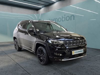 gebraucht Jeep Compass e-Hybrid S 1.5l GSE 48V LED Navi Leder