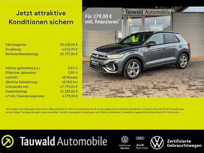 Second-hand VW T-Roc R-line 150 CP (110 kW) 2024 Gri SUV