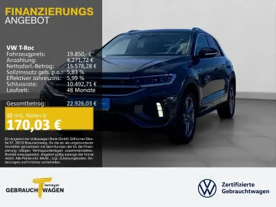 Gebraucht VW T-Roc R-line 110 PS (80 kW) 2023 Grau SUV
