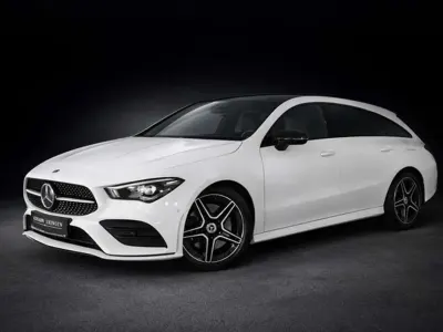 Gebraucht Mercedes CLA250 Shooting Brake AMG 224 PS (164 kW) 2019 Polarweiß Kombi