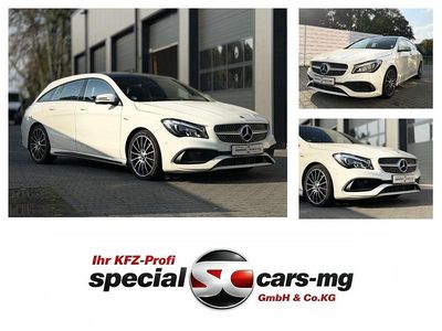 Gebraucht Mercedes CLA220 Shooting Brake AMG 177 PS (130 kW) 2018 Calcitweiss/zirrusweiss Kombi