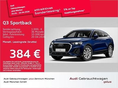 Gebraucht Audi Q3 Sportback Ambiente 190 PS (139 kW) 2025 Navarrablau metallic SUV